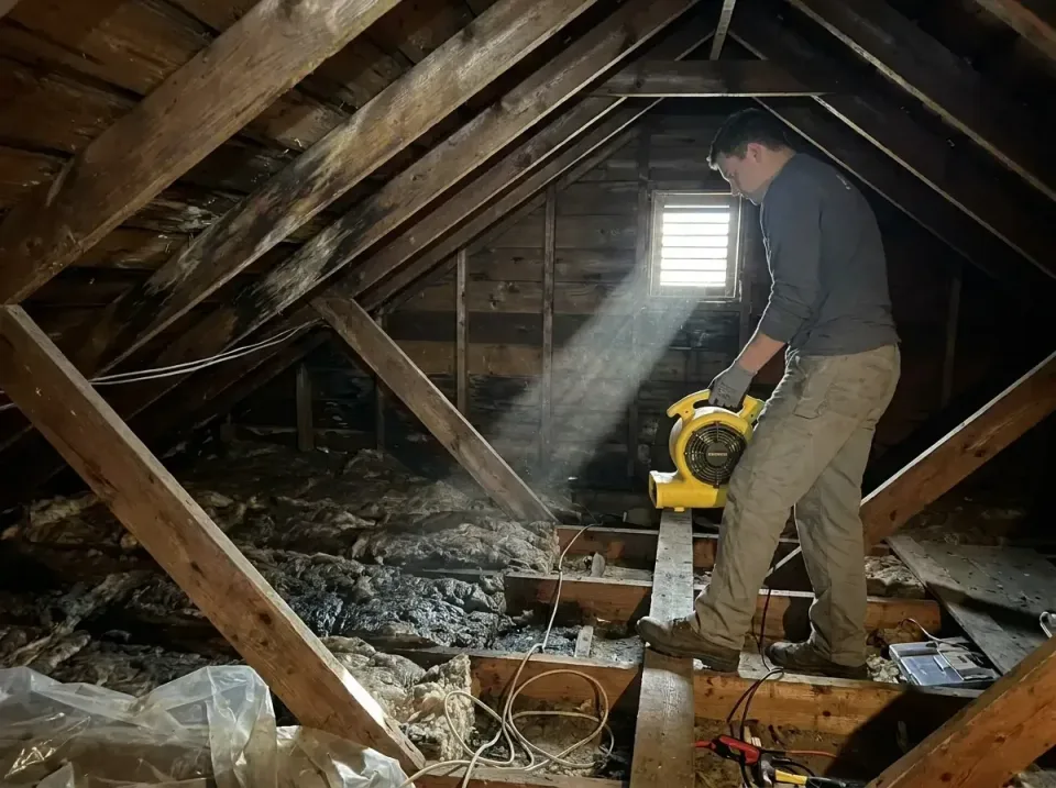 attic-water-damage-drying-proc-007 — frequently asked questions, Emergency Water Extraction & 24/7 Flood Response in Old Jef…
